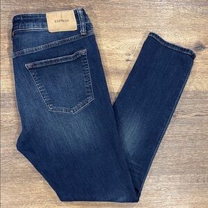Express Men's Blue Jeans Hyper Stretch